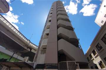 プレールドゥーク笹塚の外観（北東側から）