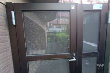 駐輪場の出入り口