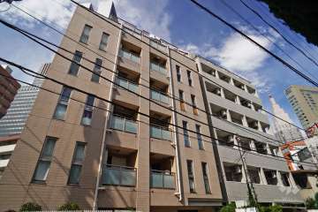 ミオカステーロ代々木の外観（南東側から）