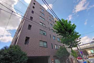 ザパームス代々木三丁目の外観（北側から）