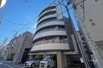 エクセリア渋谷富ヶ谷の外観（北西側から）