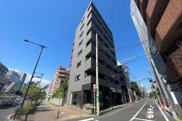 クレアシオン渋谷神山町の外観（南西側から）