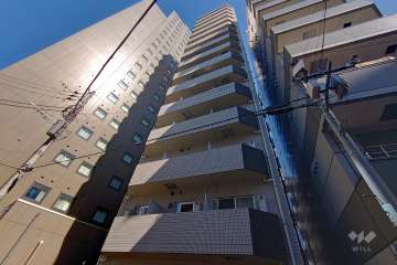 ステージファースト西新宿２の外観（北西側から）