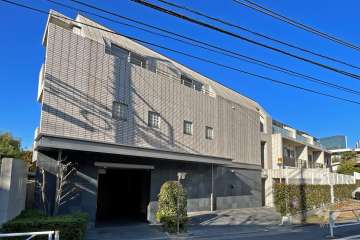 パークハウス恵比寿イーストヒルの外観(東側から)