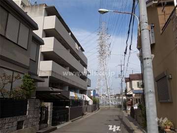 敷地東側の道路