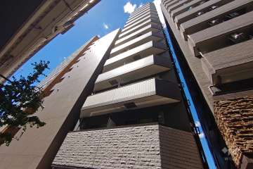 ガーラシティ渋谷幡ヶ谷の外観（南東側から）