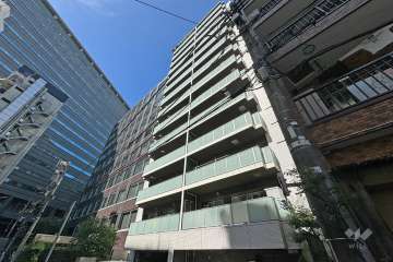 クレヴィア恵比寿の外観（南東側から）