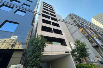 クレヴィア恵比寿の外観（北東側から）