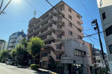 カルム恵比寿の外観（北西側から）