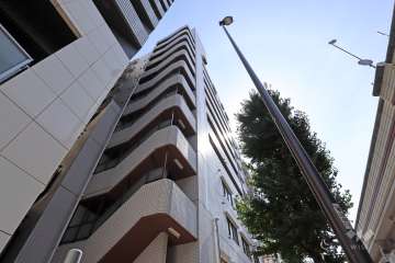 キャッスルマンション笹塚の外観（北東側から）