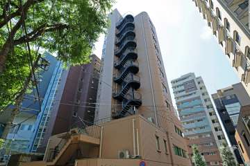 コンド恵比寿の外観（北西側から）