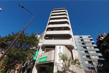 サンセール広尾の外観（南東側から）