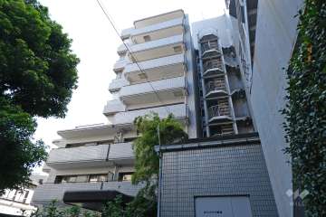 パークノヴァ恵比寿の外観（北西側から）