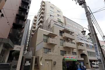 ライオンズプラザ恵比寿の外観(東側から)