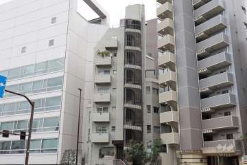 代々木松久ハイツの外観（北西側から）