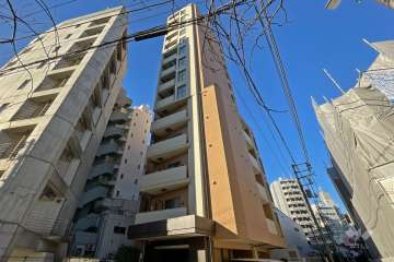 ガリシアレジデンス広尾の外観（東側から）