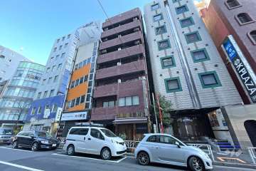 ヴェラハイツ道玄坂の外観(南側から)。