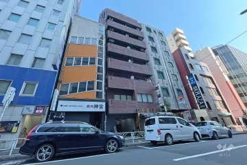 ヴェラハイツ道玄坂の外観(南西側から)。