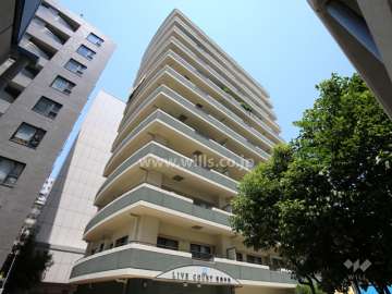 リブコート尼崎中央の外観（南西側から）