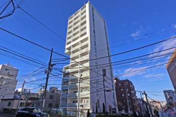 コートヒルズ広尾南の外観（南東側から）