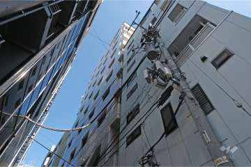 ミツワマンションの外観（南西側から）