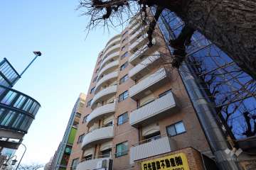 マンションの外観（北西側から）