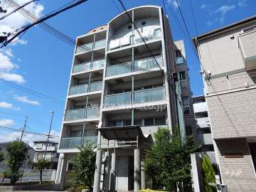 パレ東塚口2の外観（南東側から）