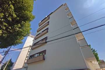 渋谷マンションウェルスの外観（北西側から）