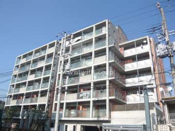 パレ東塚口1の外観（南東側から）