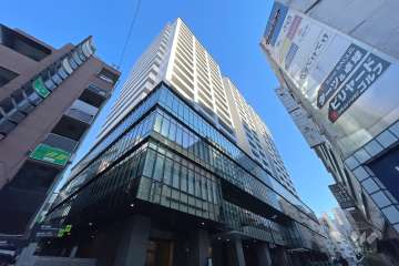 テラス渋谷美竹の外観（南西側から）