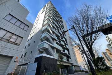 ライオンズアイル渋谷松濤の外観（南東側から）