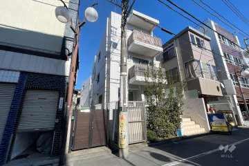 オープンレジデンス幡ヶ谷の外観（北西側から）