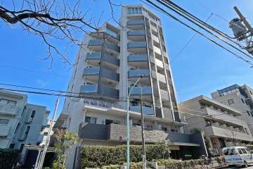 ザサンメゾン広尾エルド外観（北西側から）