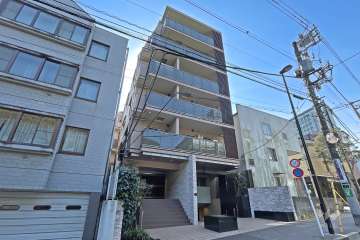 ザパームス渋谷常盤松の外観（北東側から）