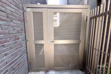 駐輪場の出入り口