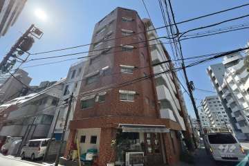 エクセルハイム恵比寿の外観(北東側から）