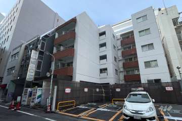 トーカン渋谷キャステールの外観(北東から)