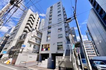 青山セブンハイツの外観（北西側から）