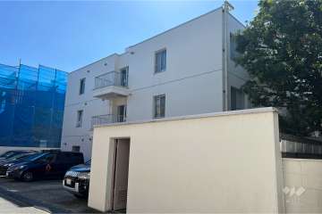 チュリス代々木Ｂ棟の外観（敷地の北西側から
）