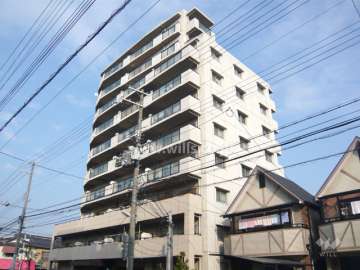 パレス尼崎の外観（南西側から）