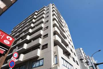ヴェラハイツ恵比寿東の外観（南西側から）