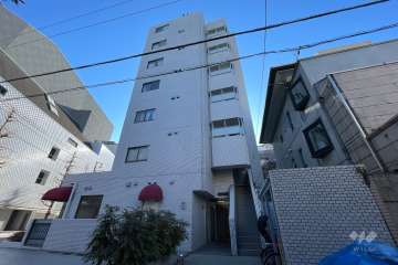 サンビューハイツ松濤の外観（北西側から）