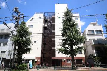 ダイアパレス高橋の外観（西側から）