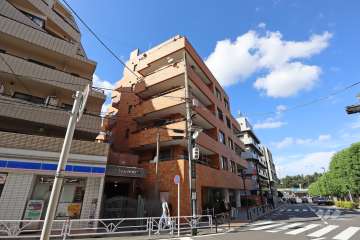 千駄ヶ谷セントラルハイツの外観（南側から）