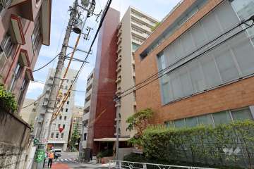 パラシオン恵比寿の外観(南西側から)