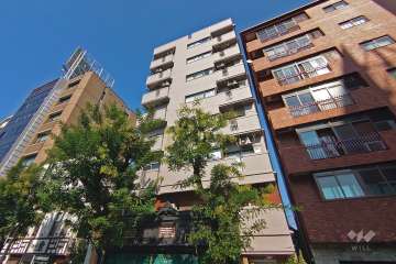 神泉ハイツの外観（南側から）