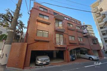 エクレール代々木公園の外観(南東側から）