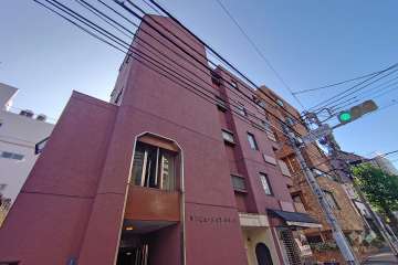 サンビューハイツ代官山の外観（北西側から）