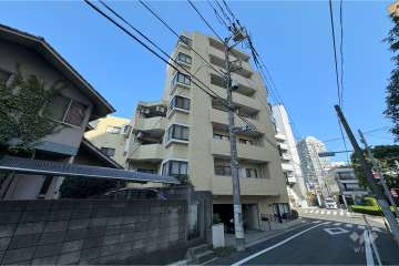 グランドメゾン恵比寿南の外観（南東側から）