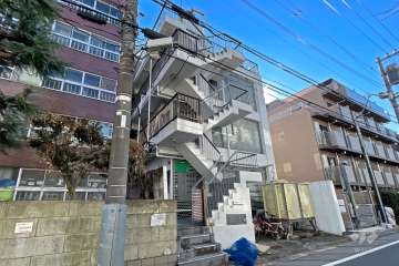 原宿マンションの外観（北西側から）